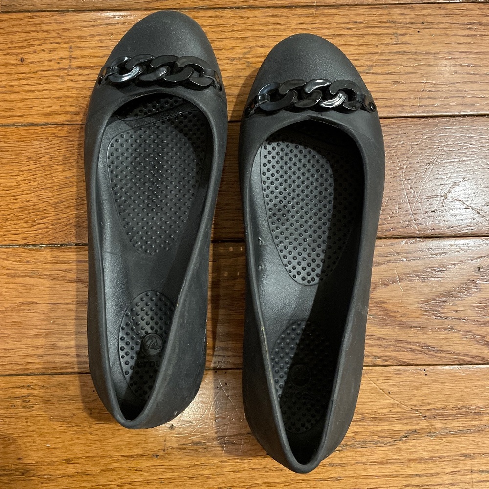 Crocs ballet flats women size 7W